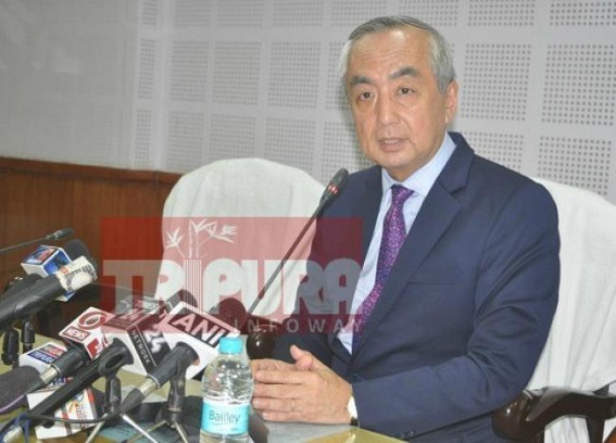 Japan Govt to Continue helping Tripura : Japanese Ambassador